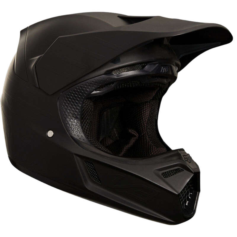 Fox V3 Matte Carbon Black Helmet