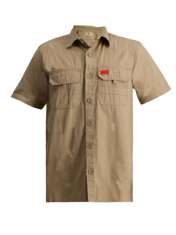 Sniper Africa Khaki Adventure Short Sleeve Shirt