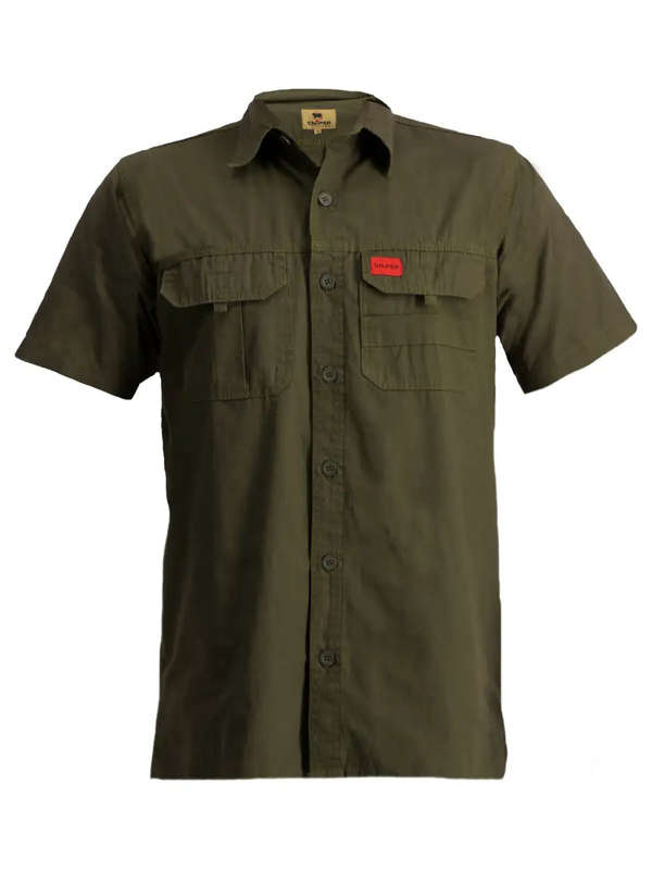 Sniper Africa Olive Adventure Short Sleeve Shirt