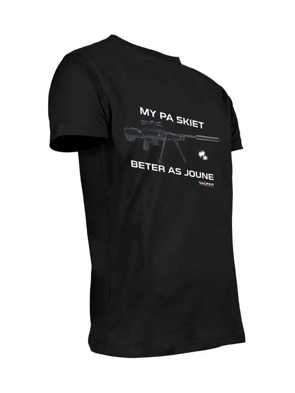 Sniper Africa Black Short Sleeve My Pa T-Shirt