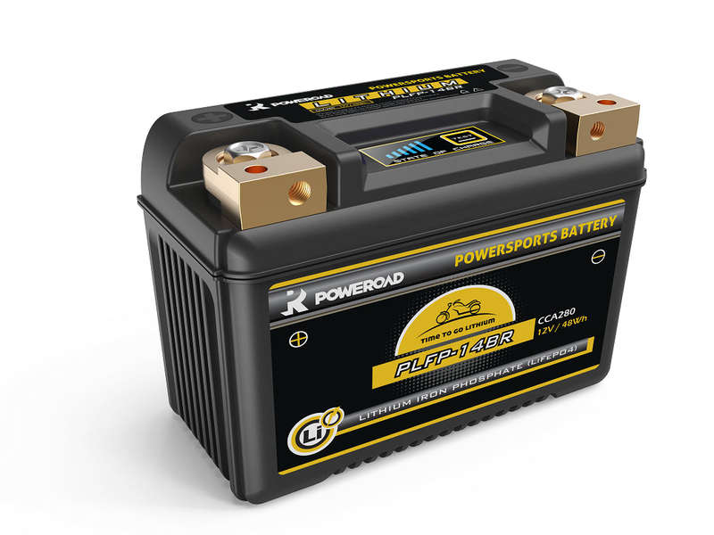 Poweroad Lithium Battery PLFP-14BR - Motorcycle Battery