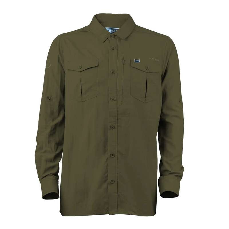 Watamu Jambo Jambo Olive Long Sleeves Shirt