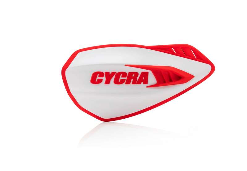 Cycra Cyclone White/Red Handguards