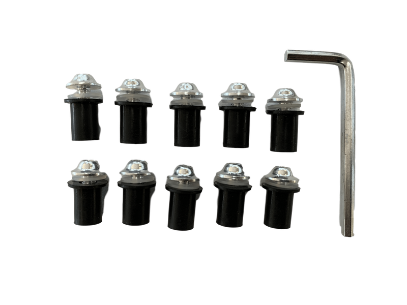 Rotracc Silver Screen Bolts