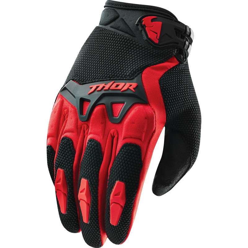 Thor Kids Spectrum Red/Black Gloves