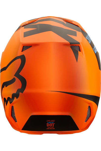 Fox V2 Mastar Orange Helmet