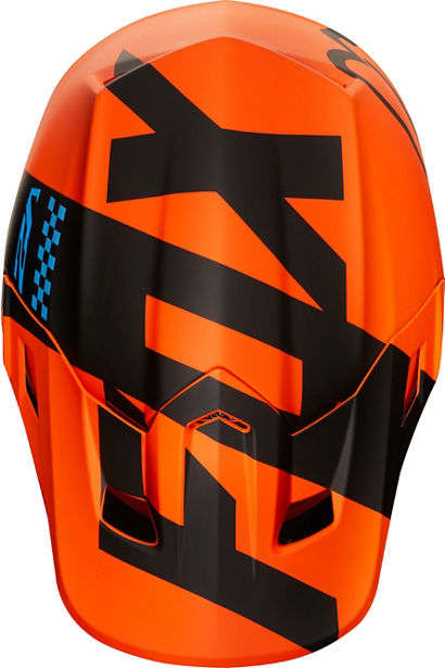 Fox V2 Mastar Orange Helmet