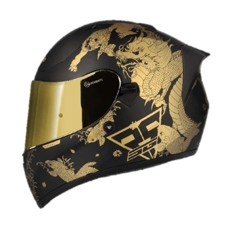 Spirit Seca Katana Black/Gold Helmet