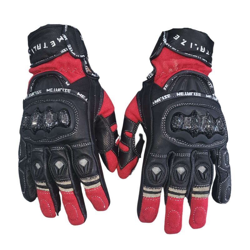 Metalize 261 Red/Black Shorty Gloves