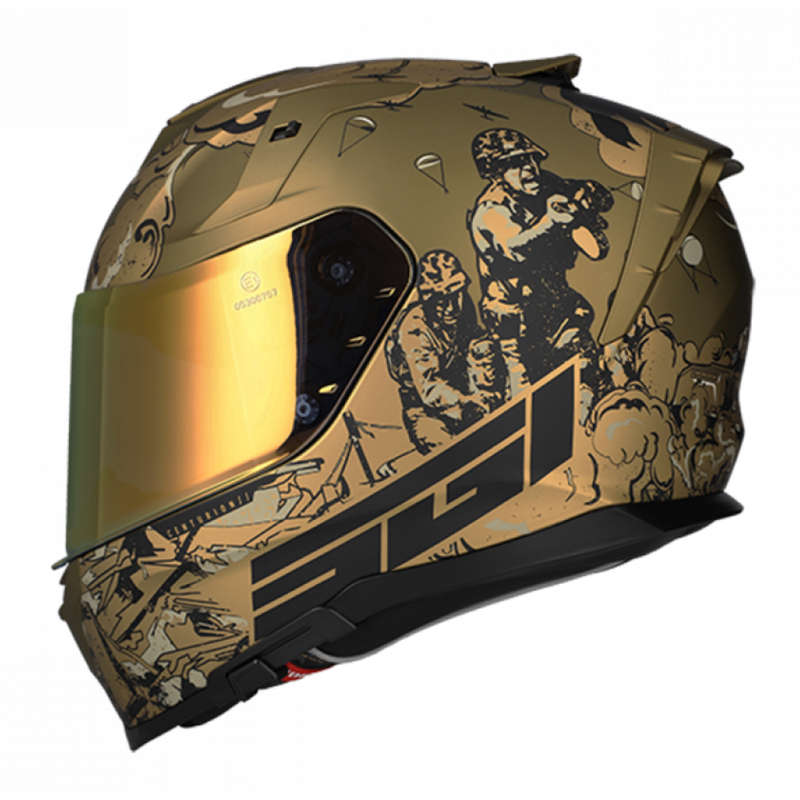 Spirit Rival Centurion Gold Helmet