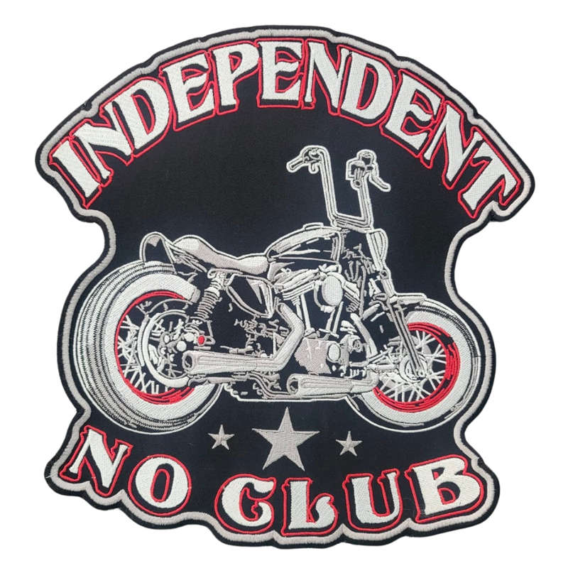 Motorcycle Waistcoat Patch - Independent No Club
