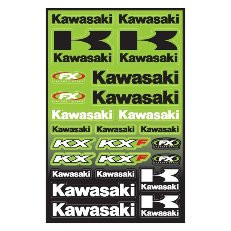FX Kawasaki Generic Sticker Sheet