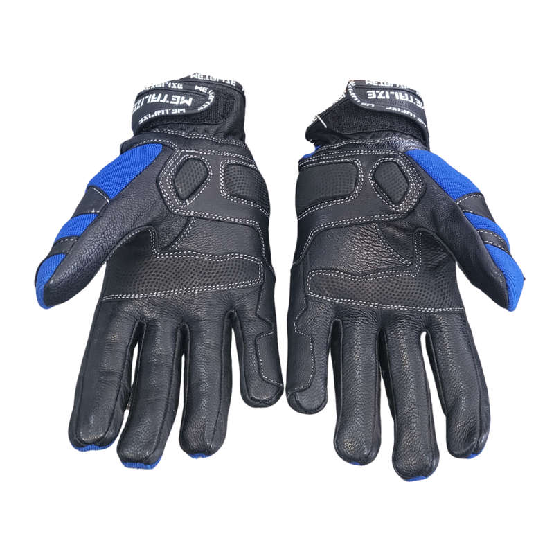 Metalize 261 Blue/Black Shorty Gloves