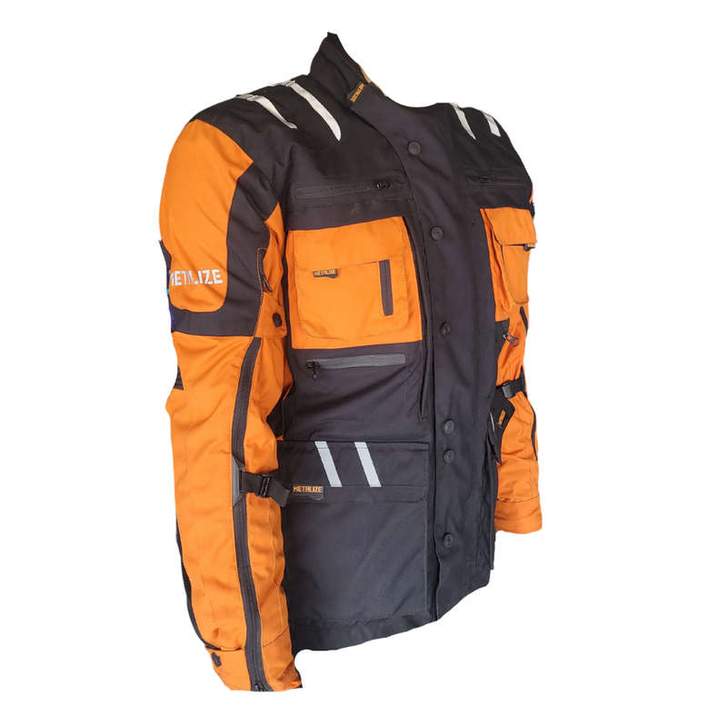 Metalize Textile 422 Black/Orange Jacket