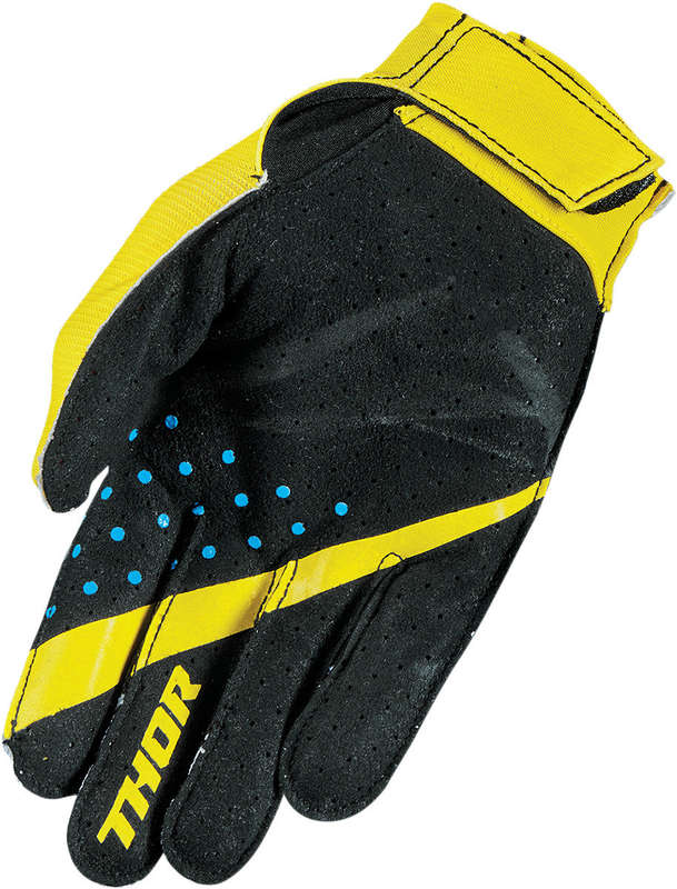 Thor Invert Rhythm Yellow Gloves