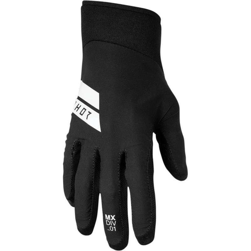 Thor Agile Black/White Gloves