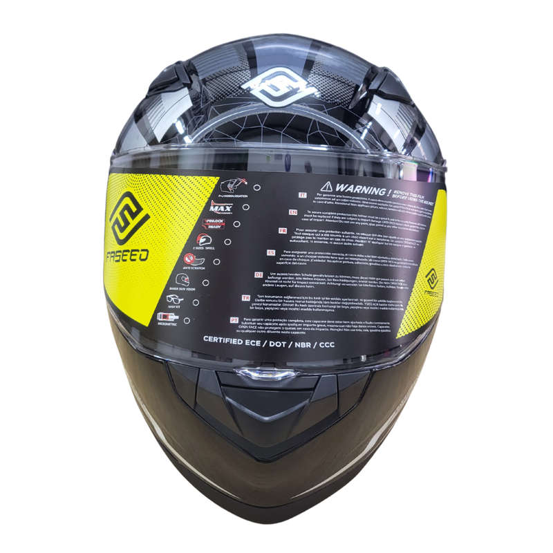 Faseed FS-816 ZXH Gloss Black Helmet