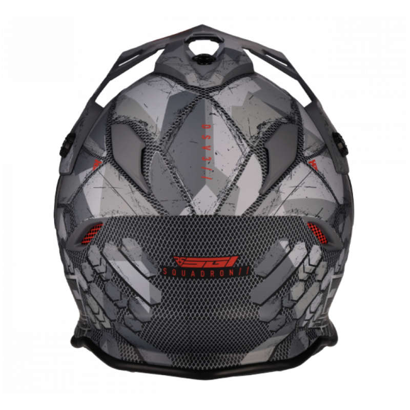 Spirit DSV3 Squadron Grey/Red Helmet