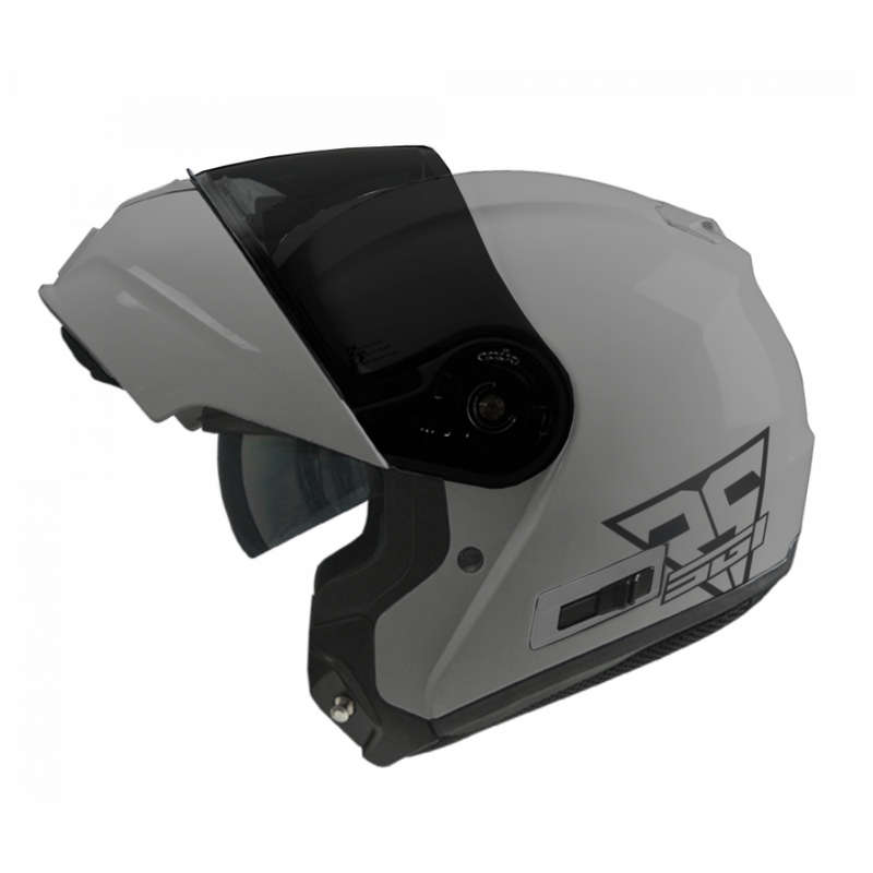Spirit Fusion Gloss Grey Modular Helmet