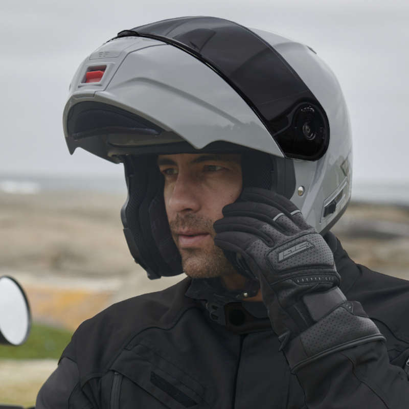 Spirit Fusion Gloss Grey Modular Helmet