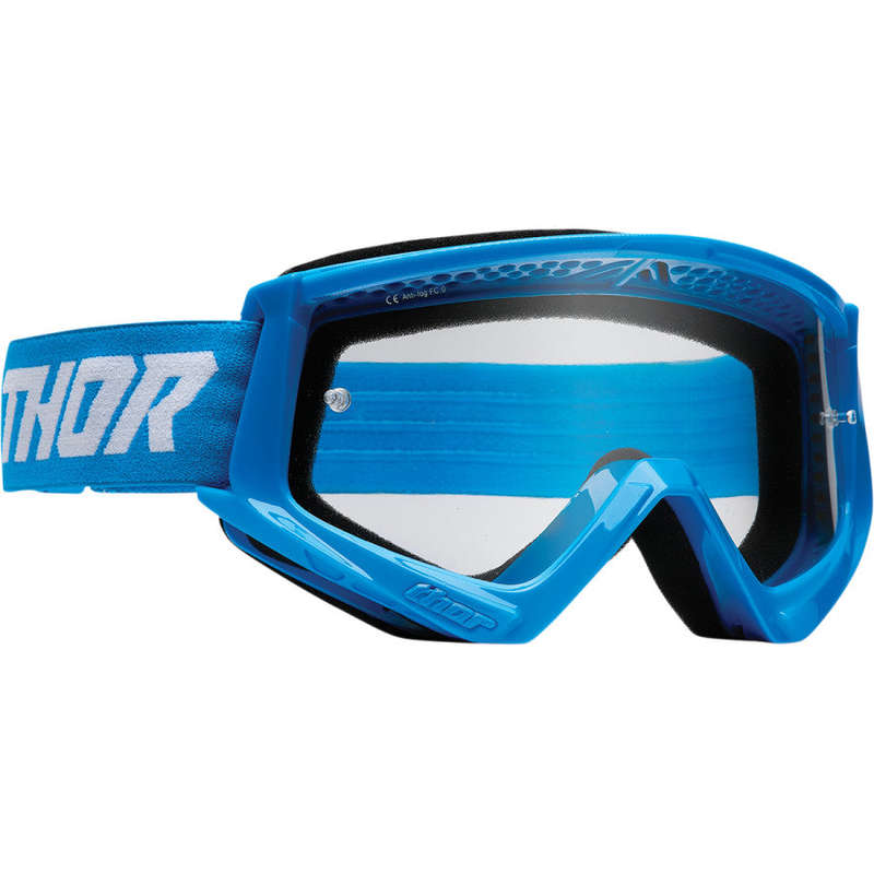 Thor Combat Racer Blue/White Goggle