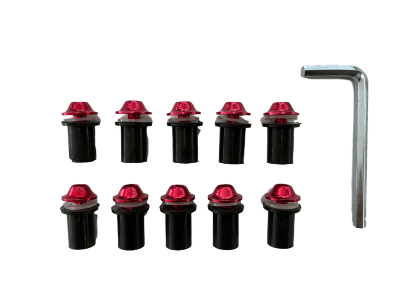 Rotracc Red Screen Bolts