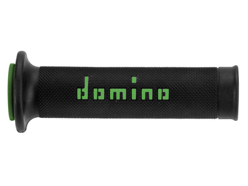 Domino A010 Black/Green Road-Racing Grips