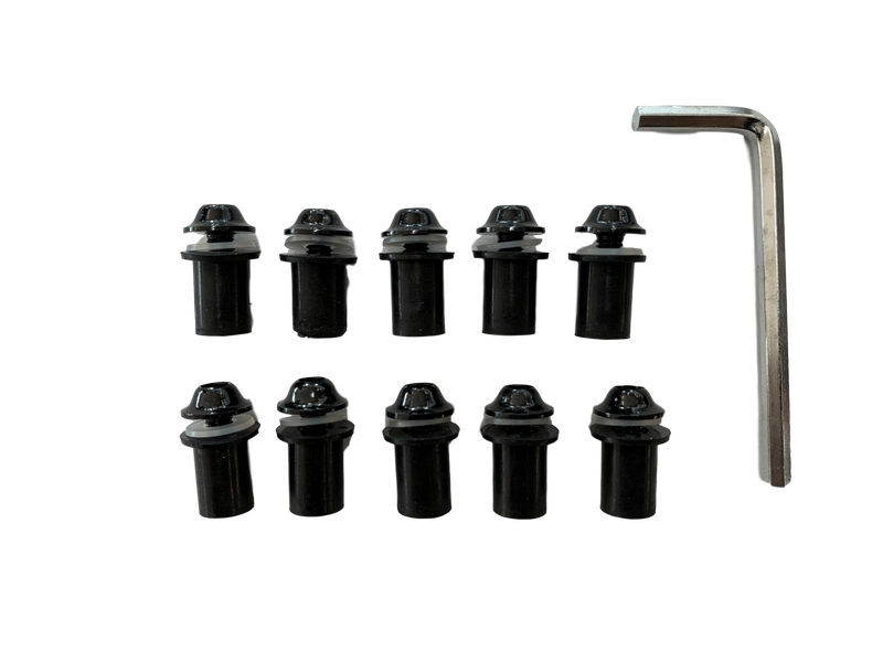 Rotracc Black Screen Bolts