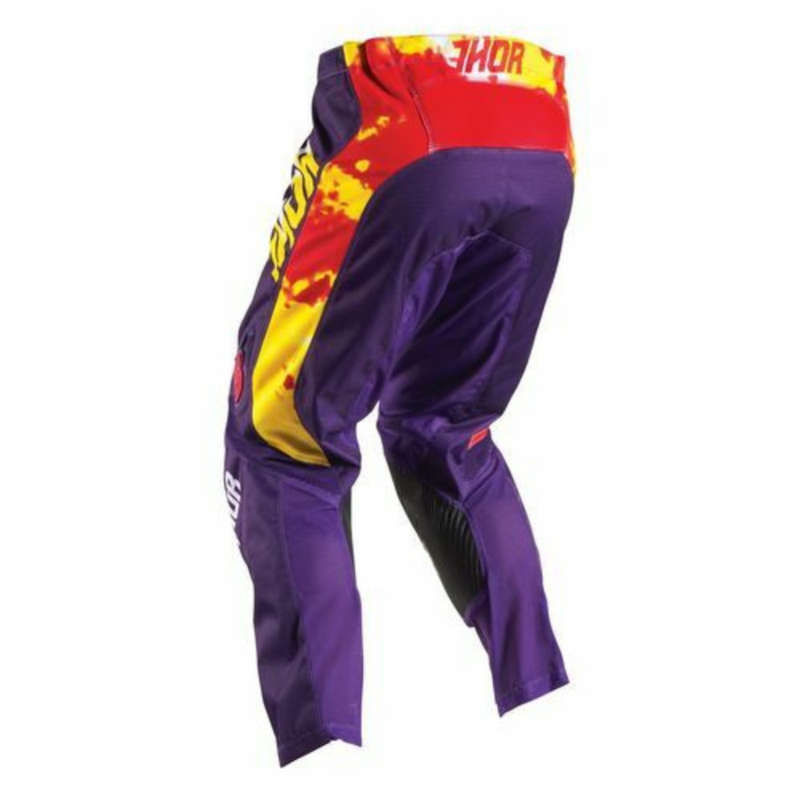 Thor Kids Pulse TyDy Purple/Fire Pants