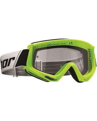 Thor Combat Flo Green/Black Goggle
