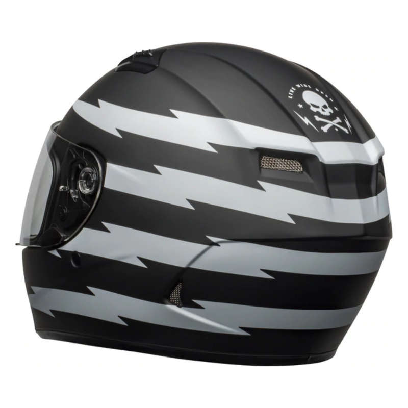 Bell Qualifier Z-Ray Matt Black/White Helmet