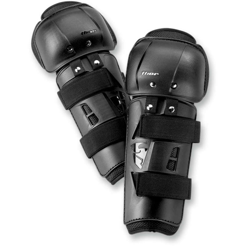 Thor Kids Sector Black Knee Guards