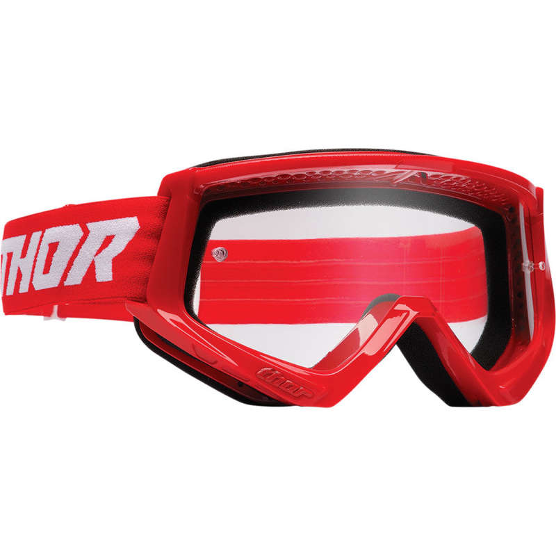 Thor Kids Combat Racer Red/White Goggle