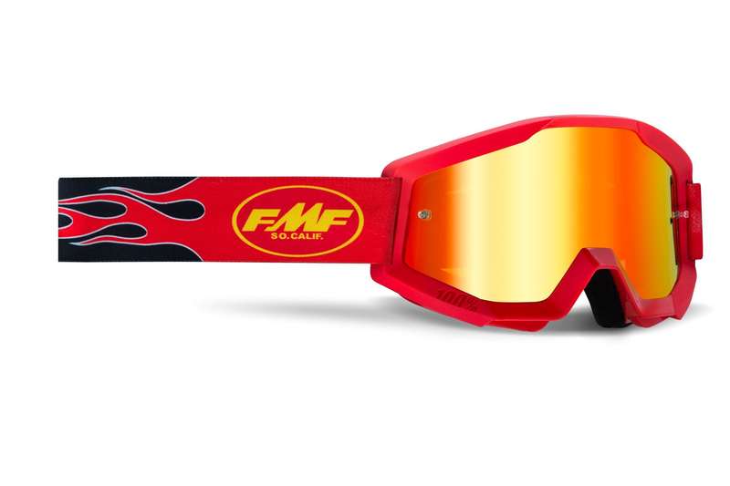 FMF PowerCore Flame Red Goggle