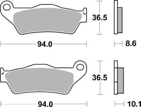 SBS 742LS Rear Brake Pads