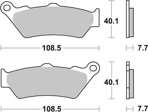 SBS 674HS Front Brake Pads