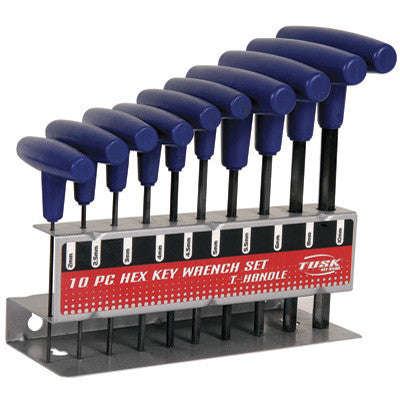 Tusk 10 Piece Hex Key Wrench Set