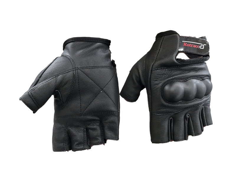 Rotracc Leather Fingerless Gloves