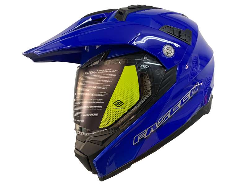 Faseed FS-606 Solid Blue Helmet