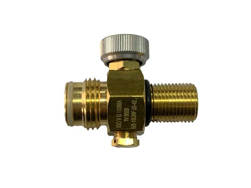 Ballistic Co2 BottleHead On/Off Valve