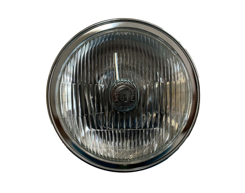 Motrix Universal Round Chrome HeadLamp