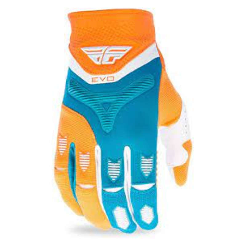 Fly Evo Orange/ Teal Gloves