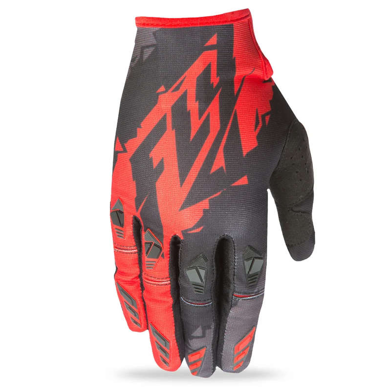 Fly Kinetic Black/ Red Gloves