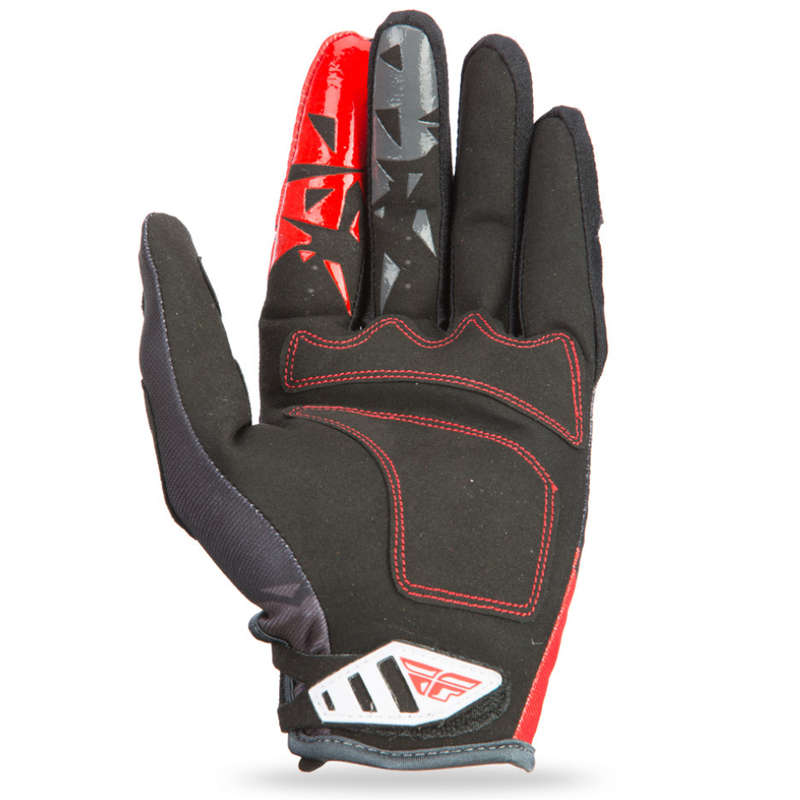 Fly Kinetic Black/ Red Gloves