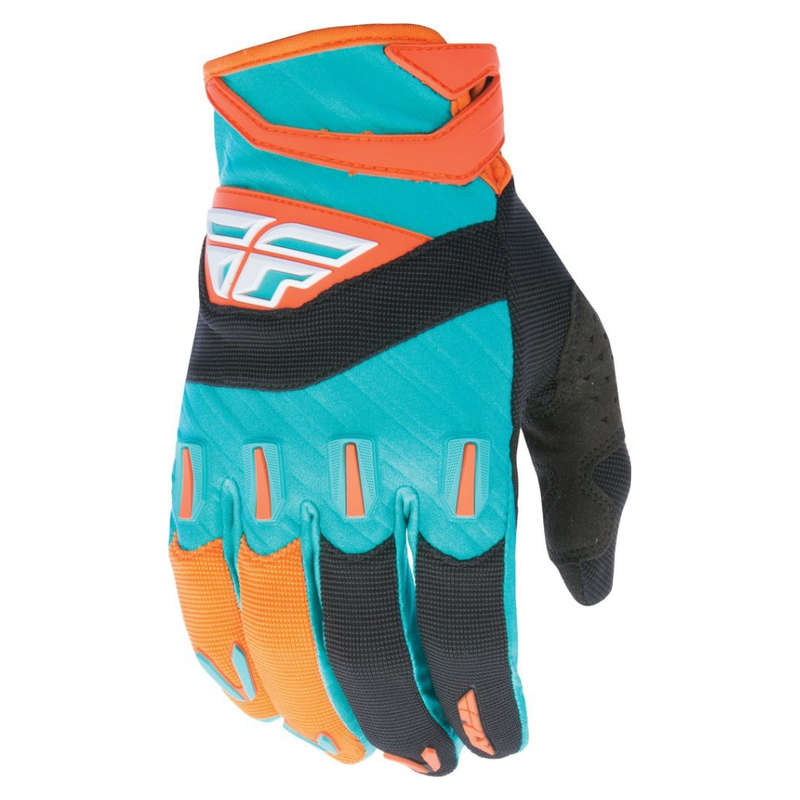 Fly F-16 Orange/ Teal Gloves