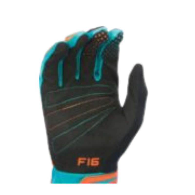Fly F-16 Orange/ Teal Gloves
