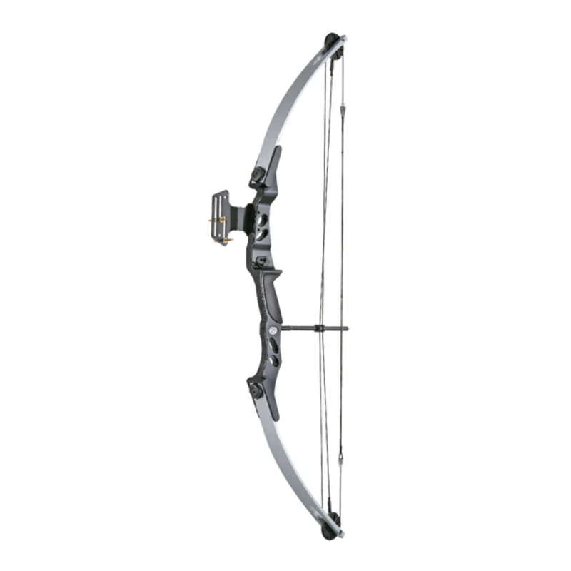 Man Kung-CB55SB 55lbs Black/Silver Compound Bow