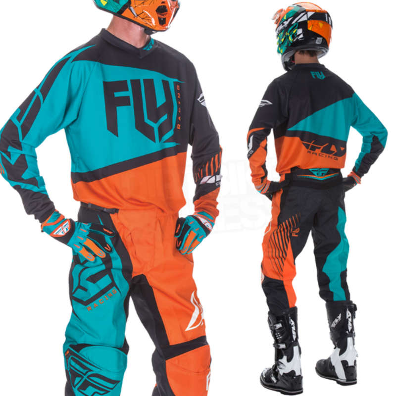 Fly F-16 Orange/ Teal Pants