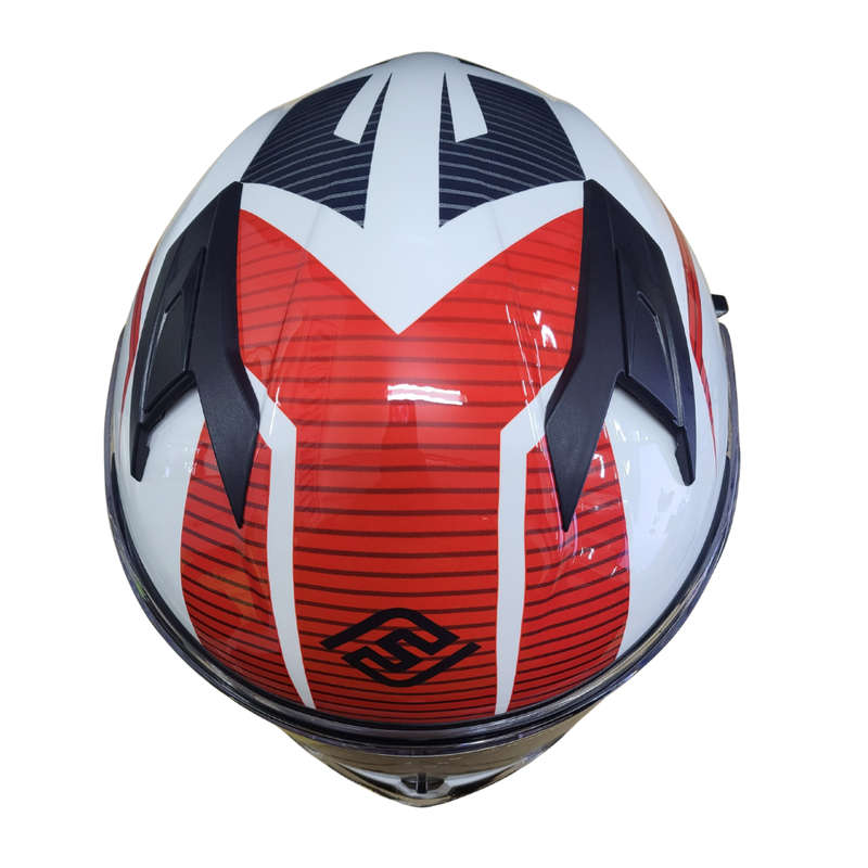Faseed FS-825 Red/ White/ Black Helmet