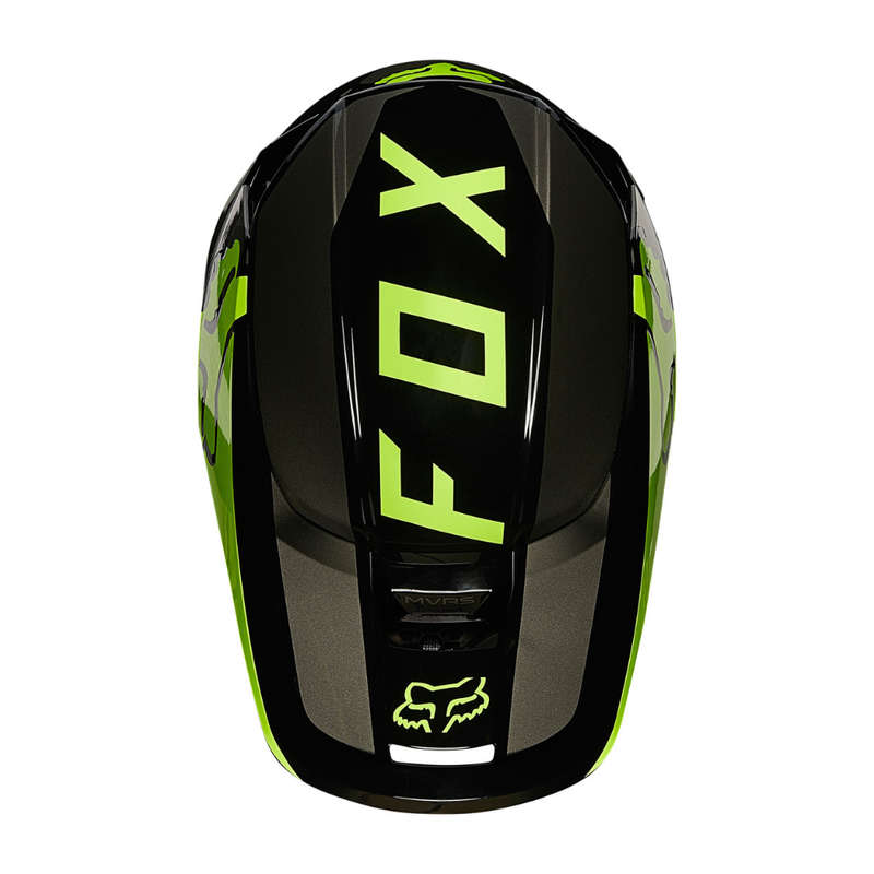Fox V1 Revn Flo Yellow Helmet